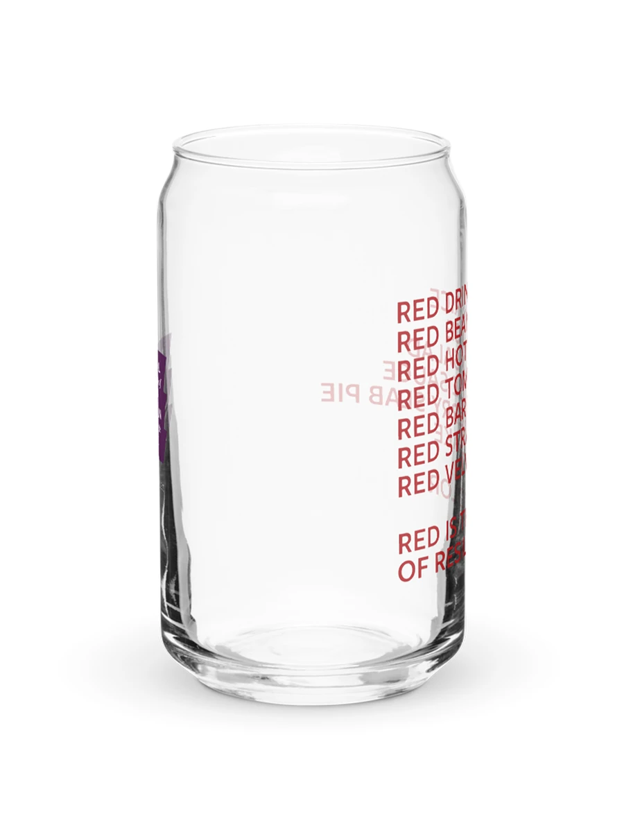 “Red is the Color of Resilience” Glass Image 3