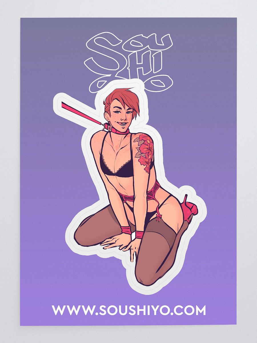 Hibiscus Pinup Sticker product image (3)