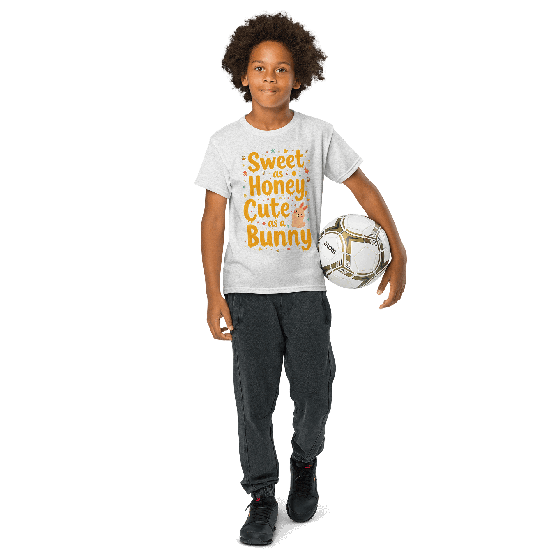 Sweet as Honey, Cute as a Bunny Youth Sports Tee product image (72)