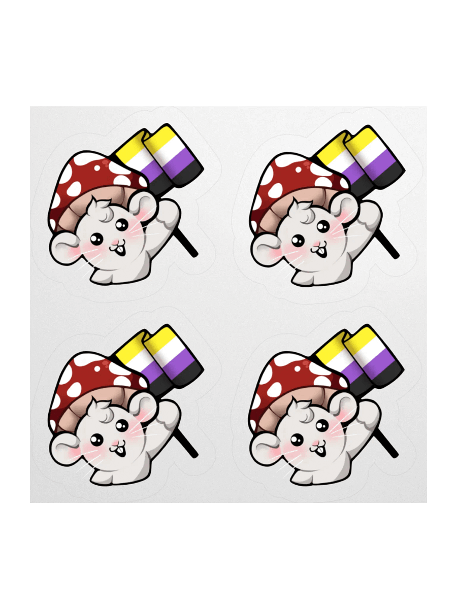 Nonbinary Pride Flag Stickers product image (1)