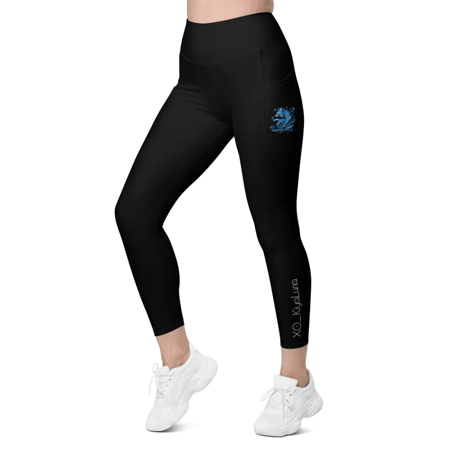 Black Lunar Howl High-Waisted Leggings product image (3)