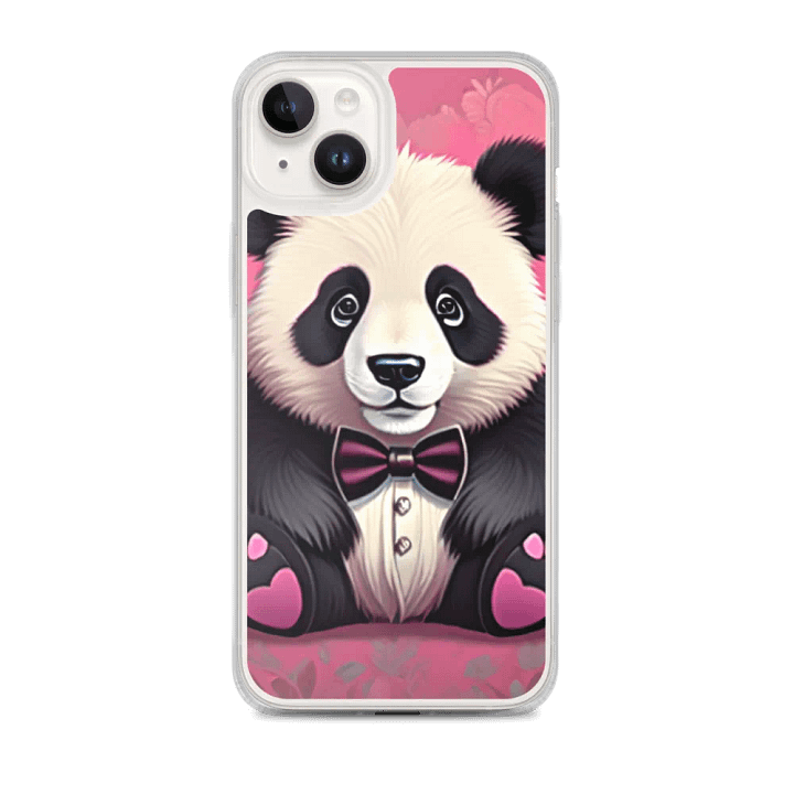 Panda Clear Case For iPhone product image (1)