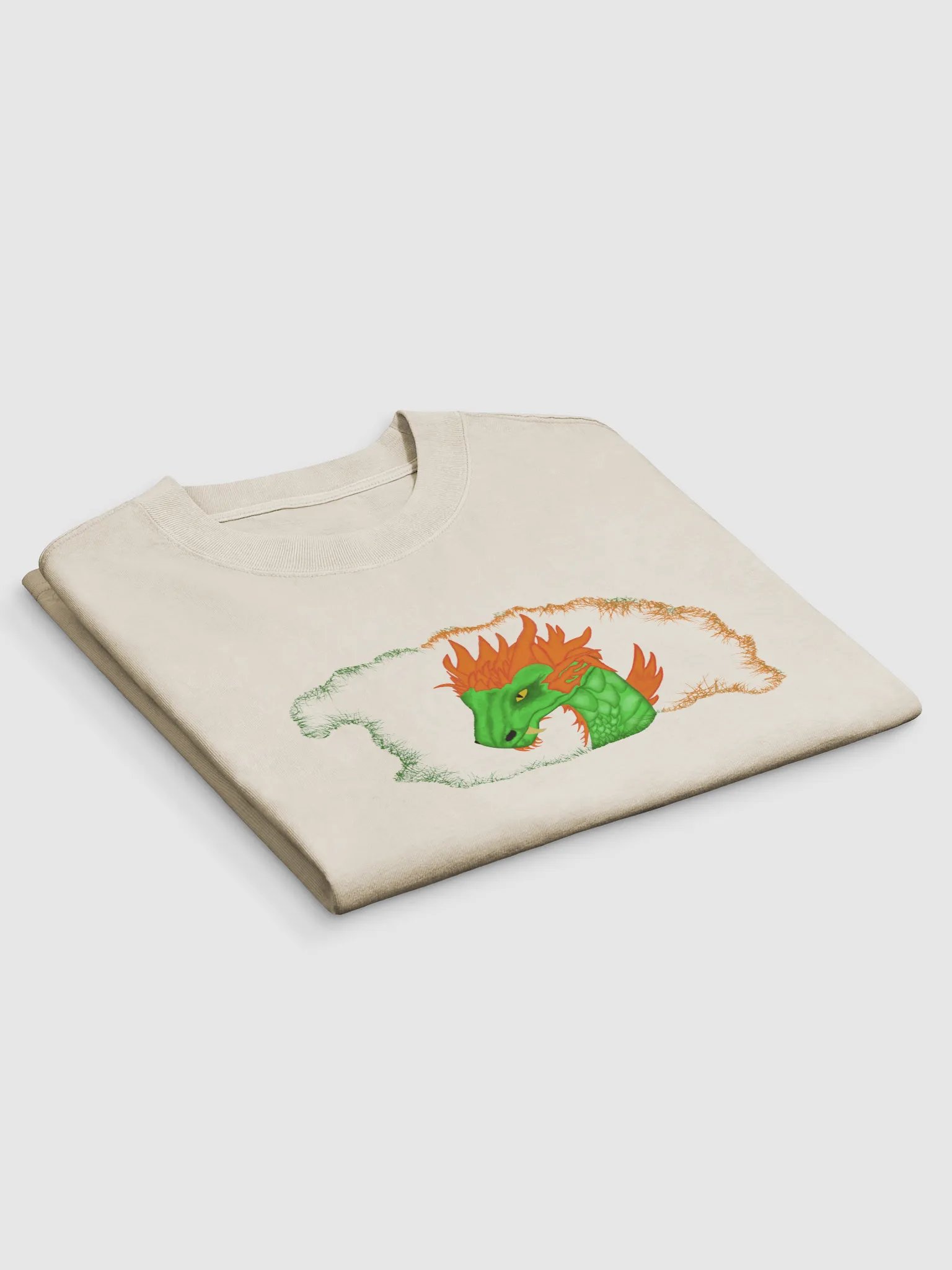 Dragonfire Oversized Faded T-Shirt product image (3)
