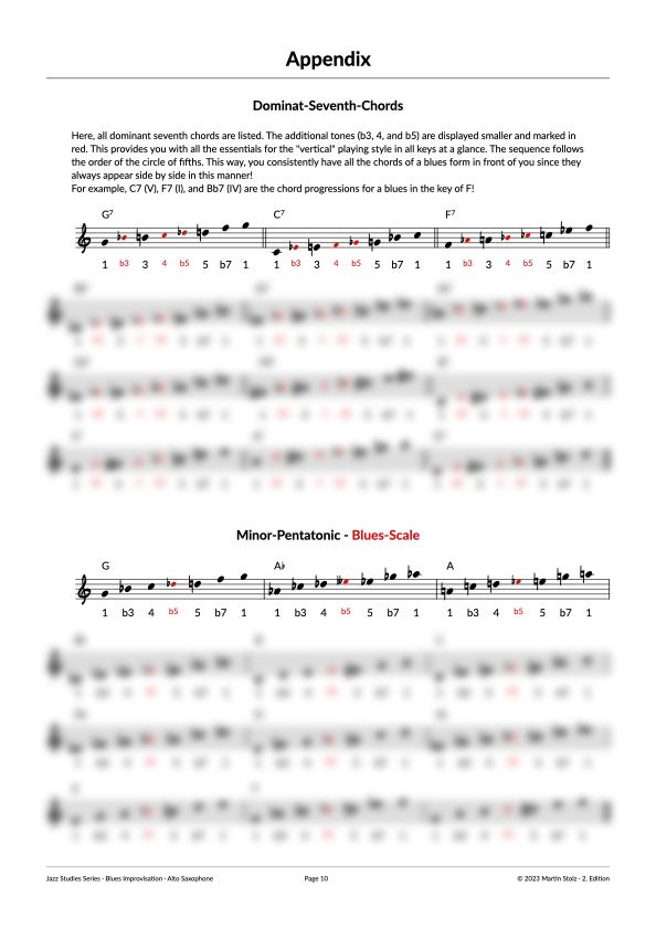7 Steps to the perfect Blues-Solo - Alto Saxophone product image (10)