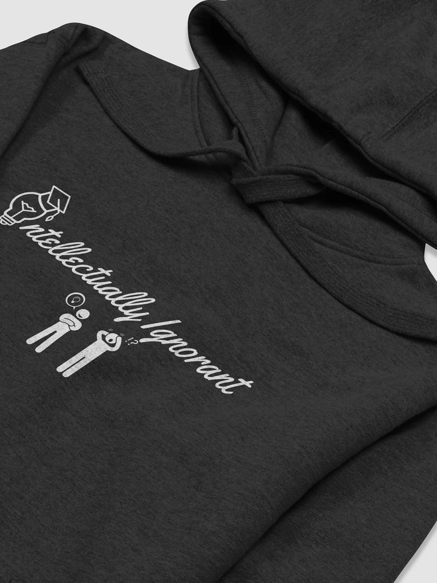 Intellectually Ignorant (White Logo) Cotton Heritage Unisex Premium Hoodie product image (11)