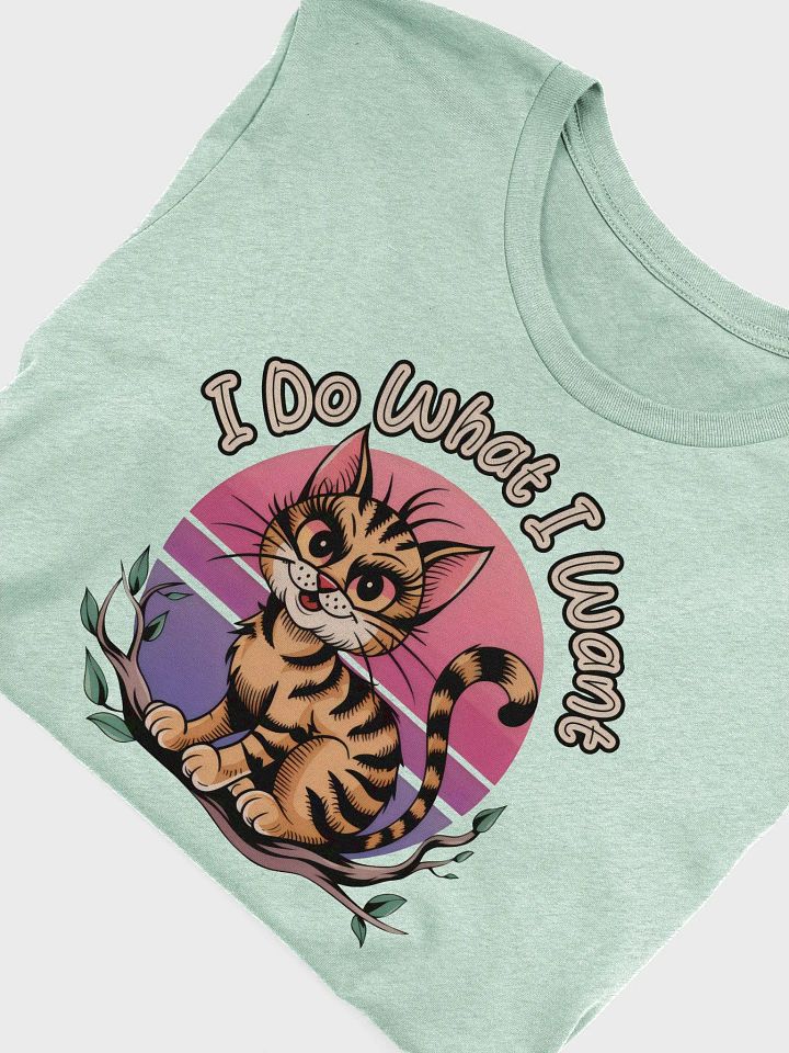 Mischievous Cat 'I Do What I Want' T-Shirt product image (26)