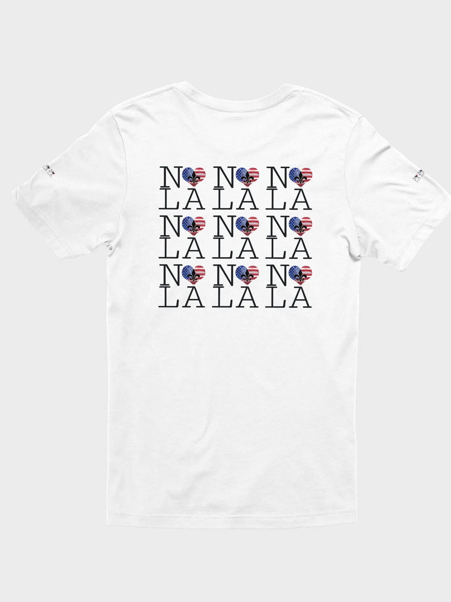 I LOVE NOLA **SUPERSOFT LEGACY TEE** (USA HEART LEGACY BACK + SLEEVES) product image (2)