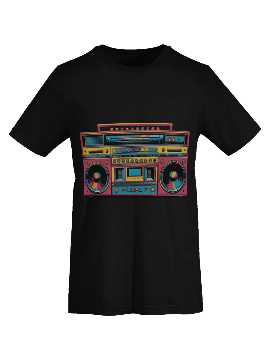 Retro Boombox Blast T-Shirt product image (19)