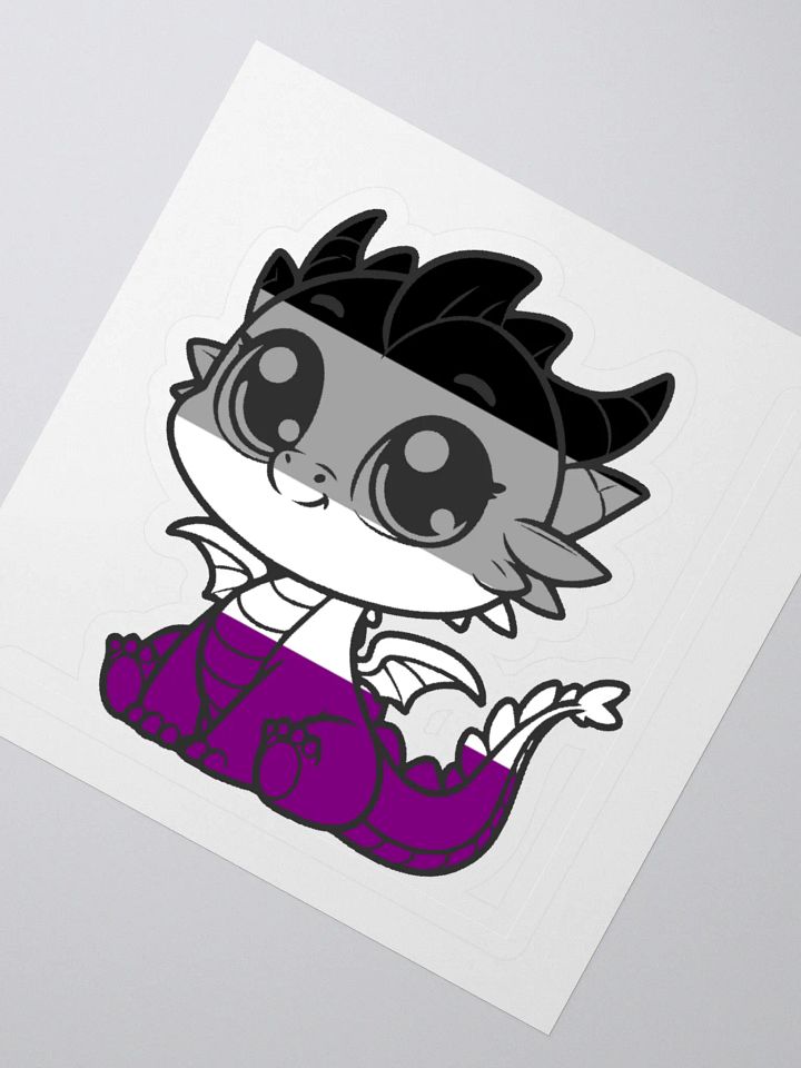 Asexual Pride Dragon Sticker product image (2)