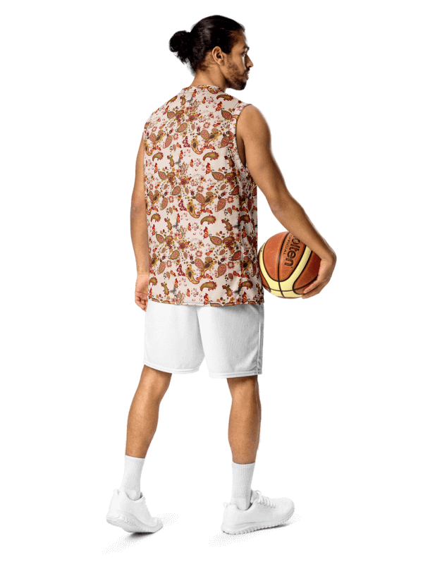Vintage Velvet Vibes | Recycled Unisex Basketball Jersey product image (2)