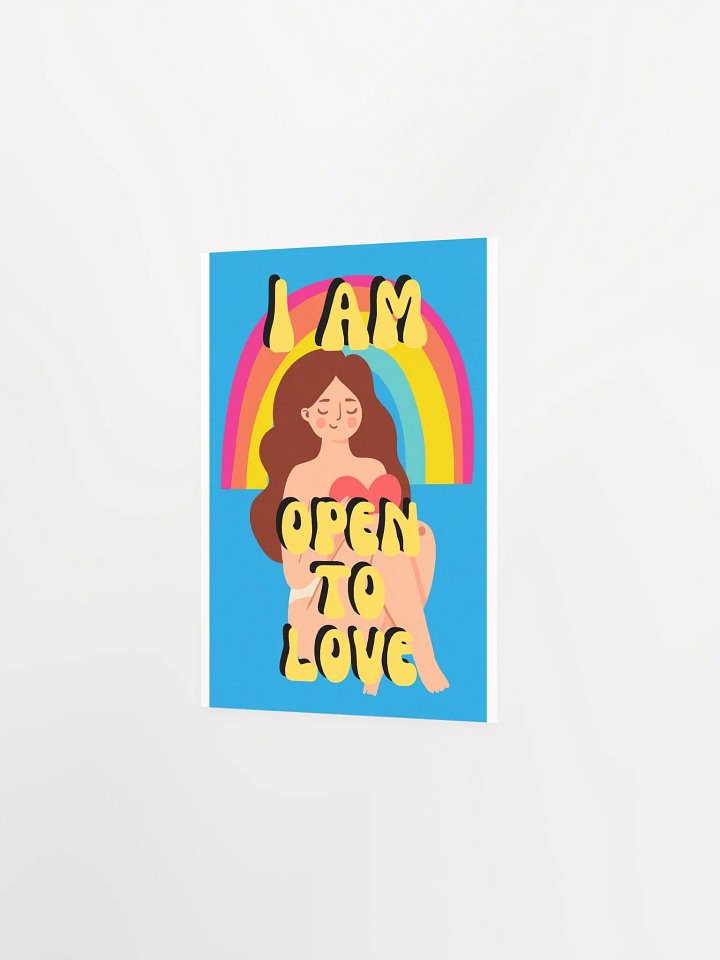 I am open to Love - Affirmation Poster product image (7)