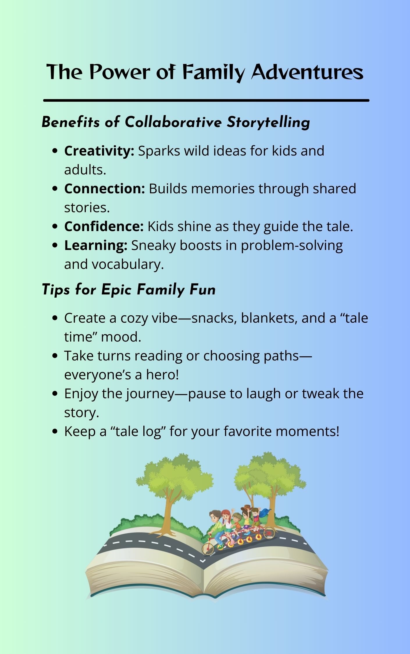 50 AI Prompts For Generating Interactive Tales: Volume 1 from AI-Powered Family Activity Ideas product image (4)