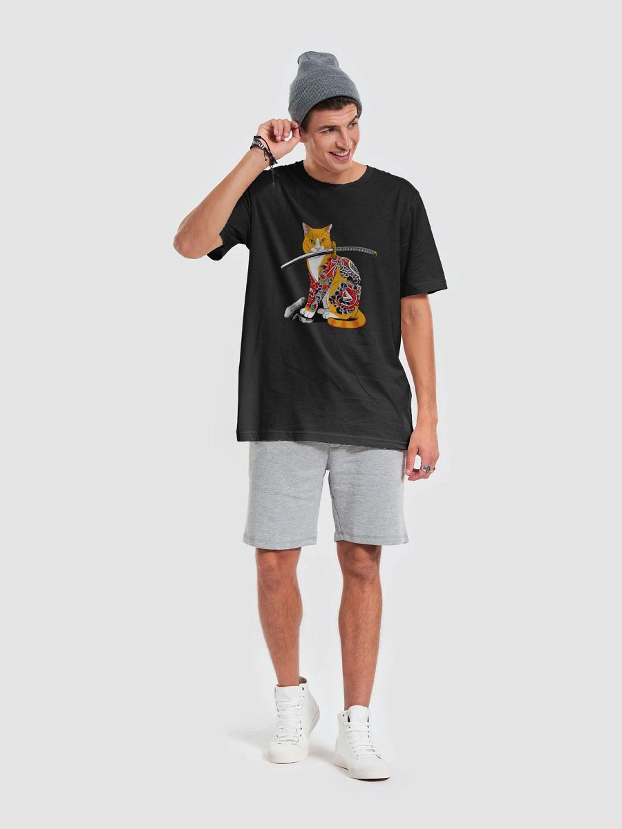 Ginger Samurai Cat T-Shirt product image (6)