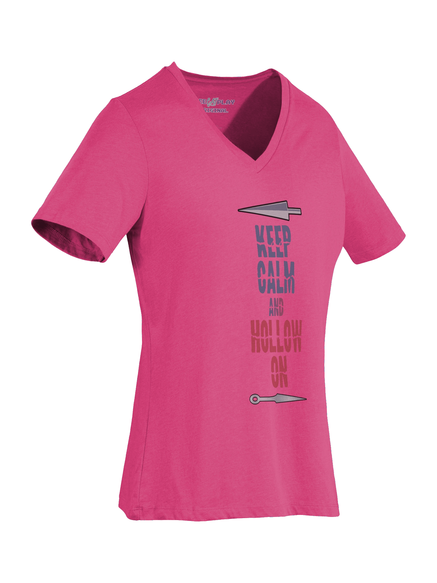 Hollow On Womens V-Neck T-Shirt product image (37)