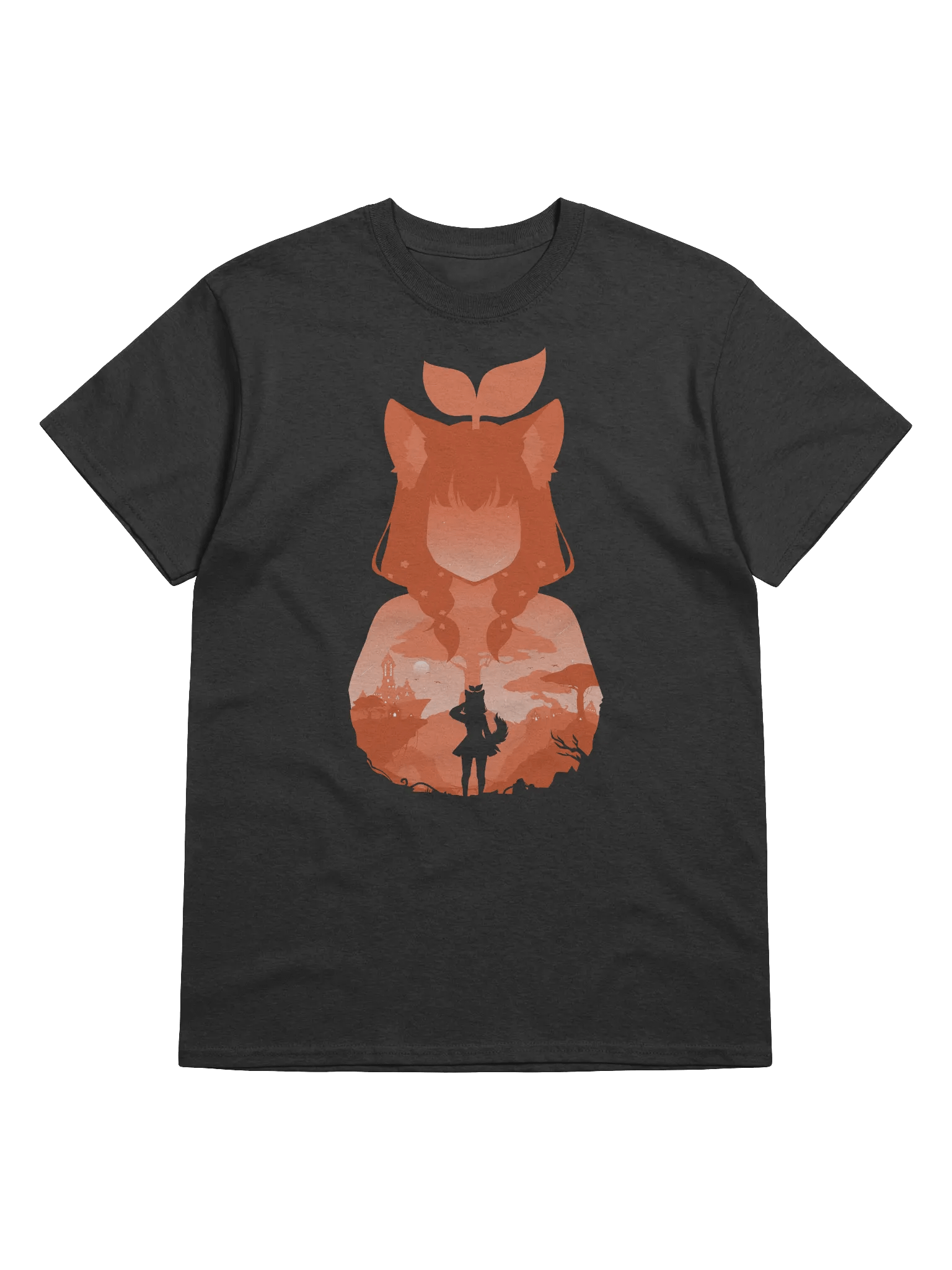 Cat Crew T-Shirt 1-sided Front DTG product image (1)