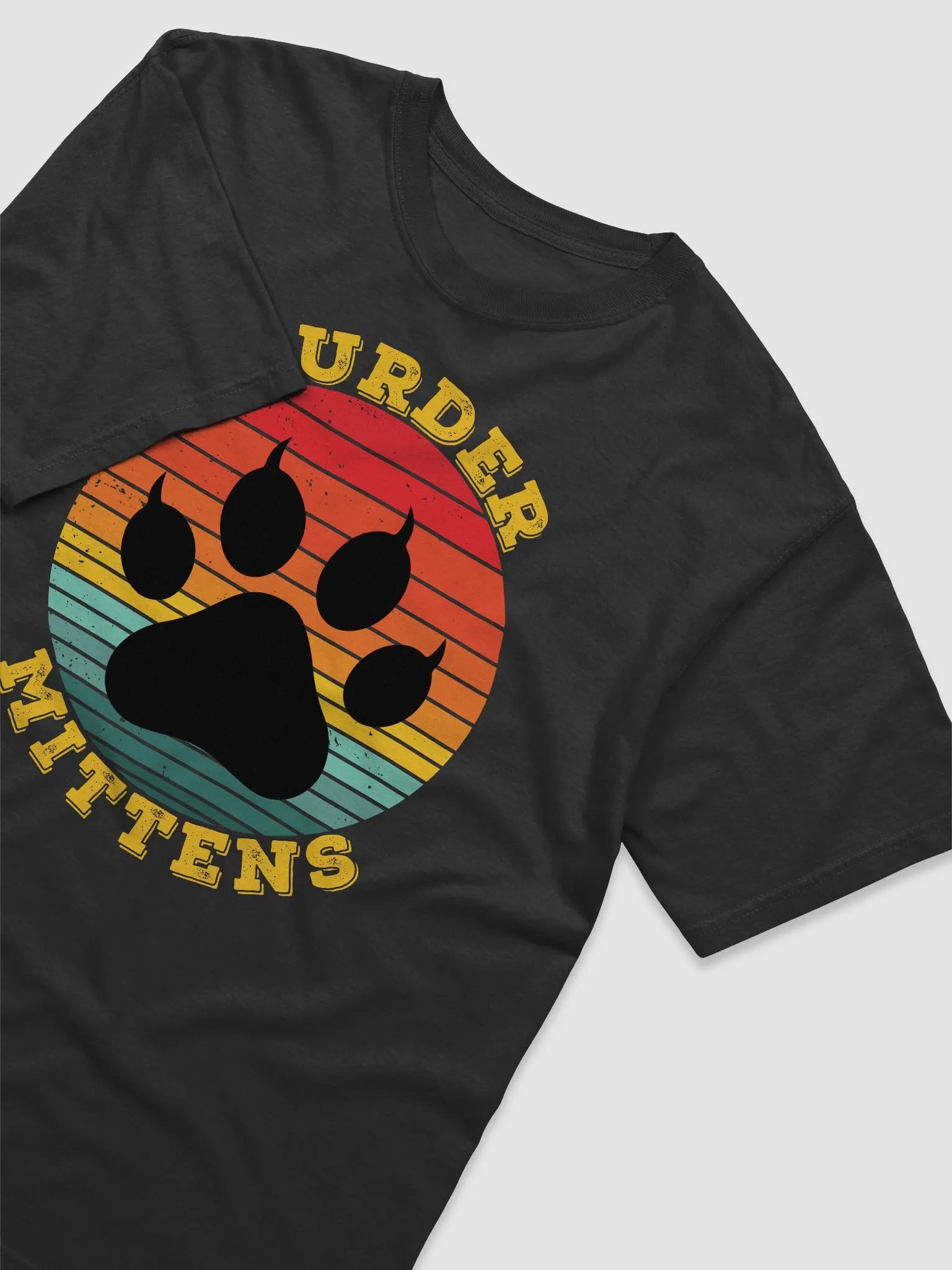 Retro Sunset Murder Mittens product image (4)