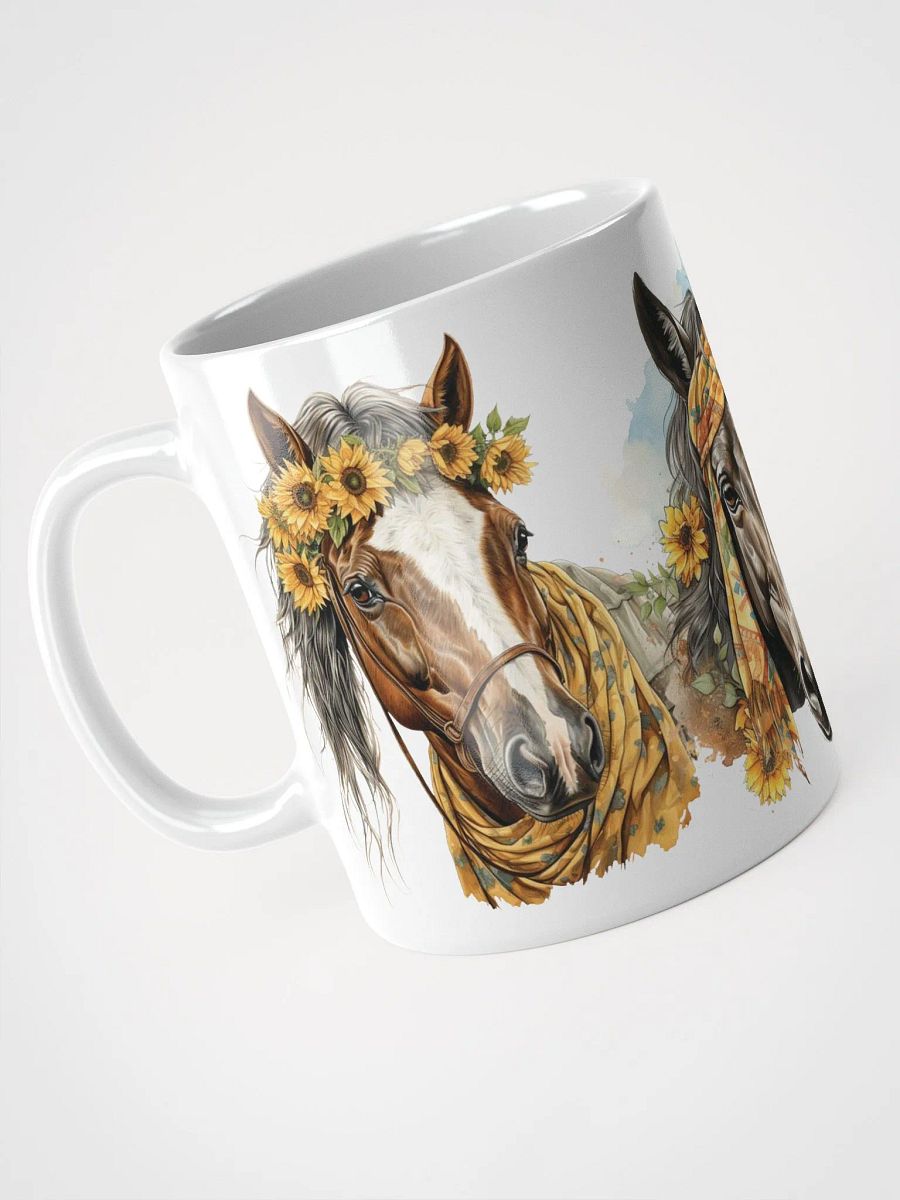 Sunflower Stallions Ceramic Mug product image (5)