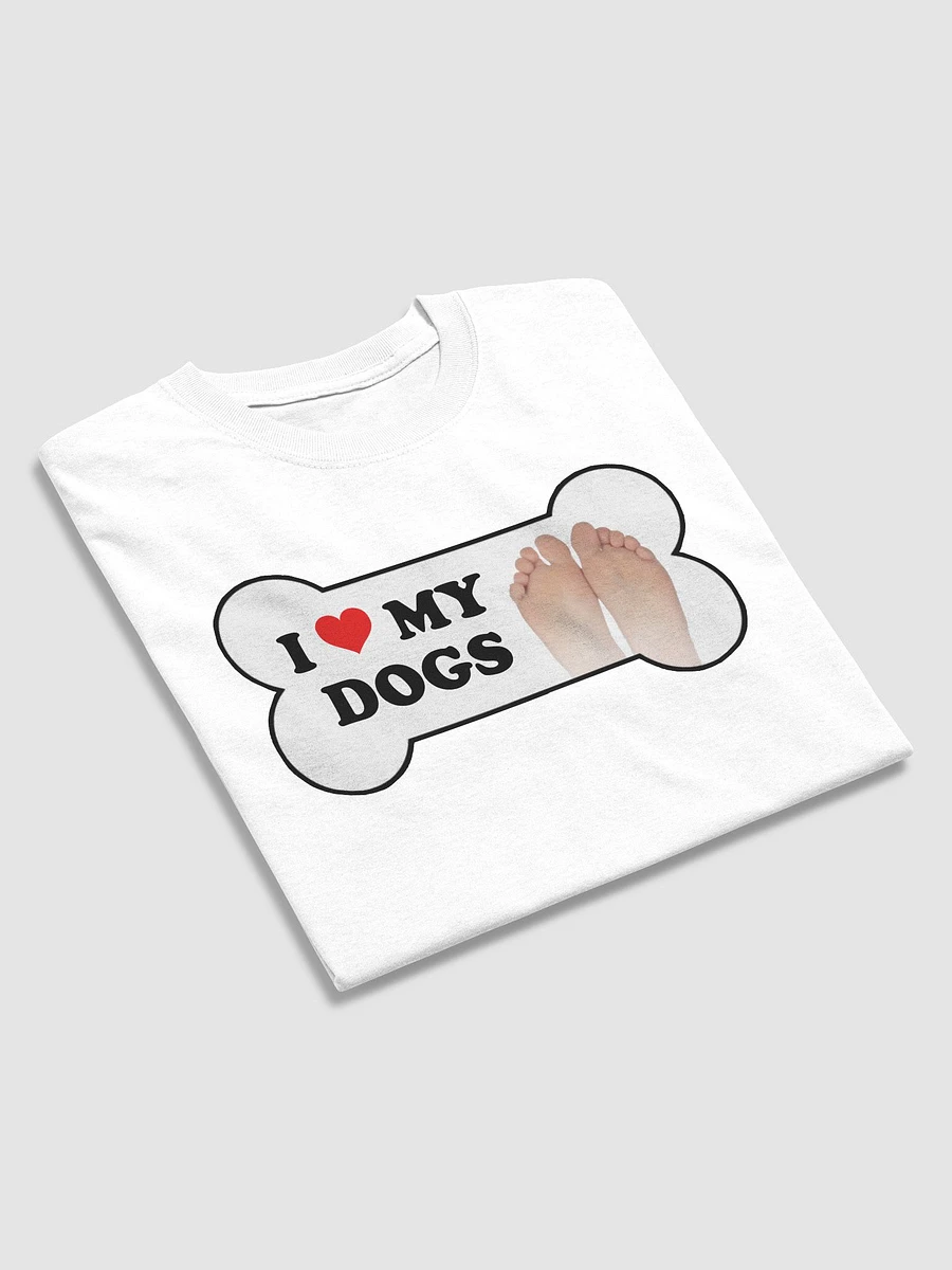 I love my dogs (toes) T-shirt product image (13)