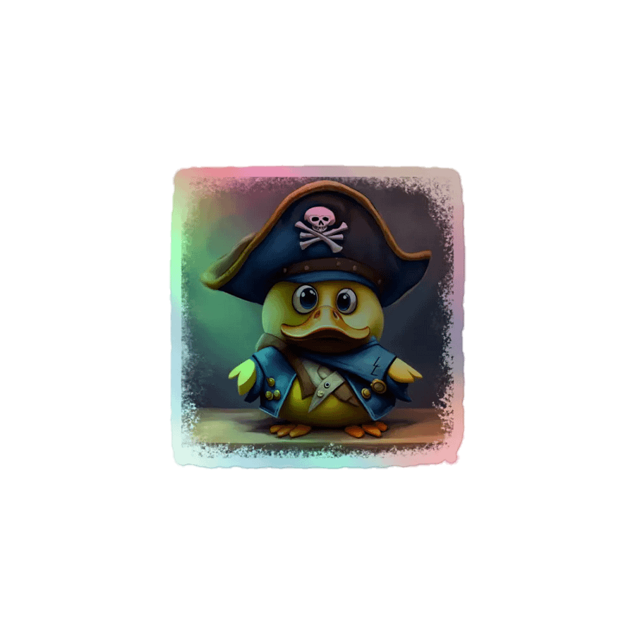 The Duck Holo Sticker product image (1)