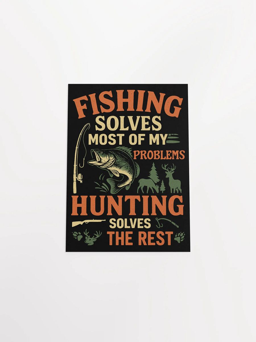 Fishing & Hunting Wall Art – Funny Cabin Poster product image (8)