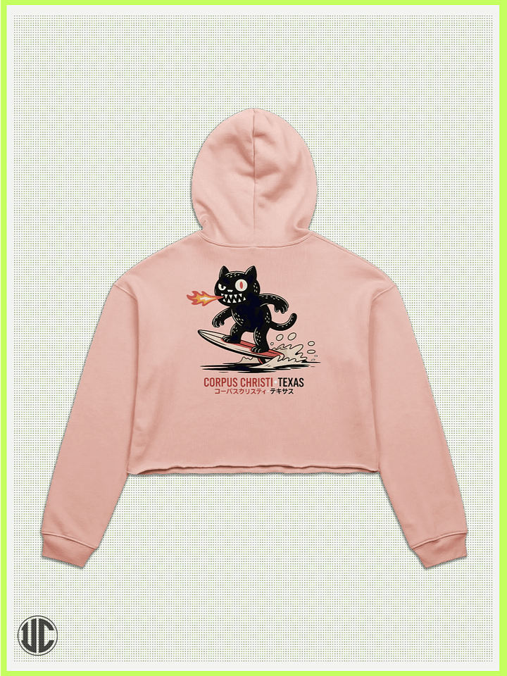 UnkoCon – Corpus Christi TX Surfer Crop Hoodie product image (2)