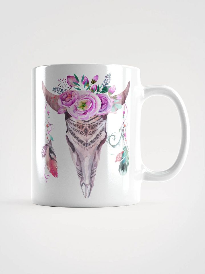 Whimsical Skulls and Florals Mug product image (1)