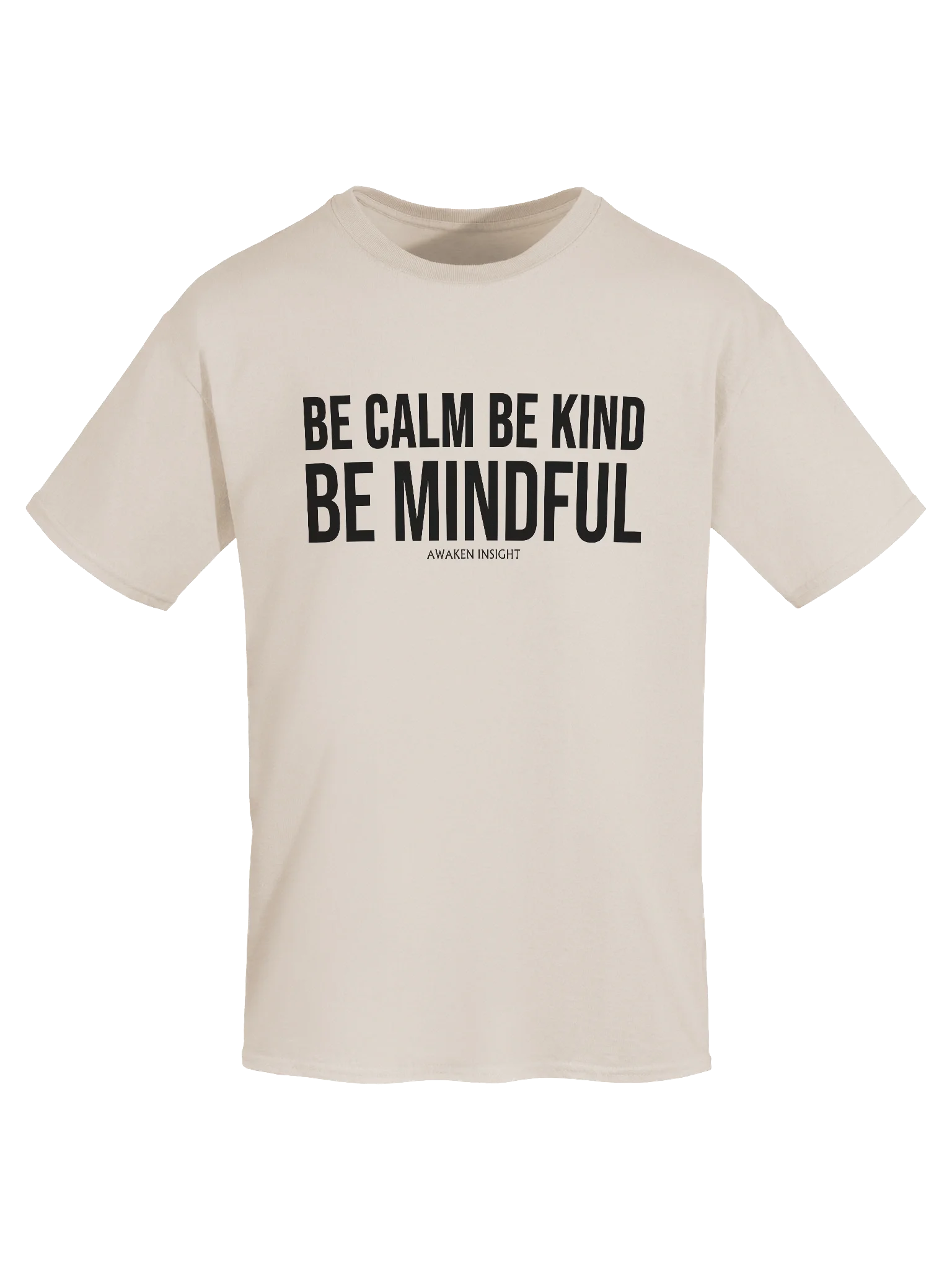 BE MINDFUL T-Shirt (Black Print) product image (5)