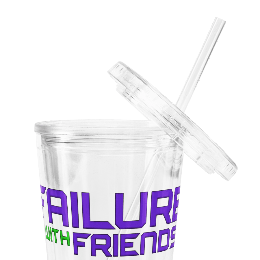 Failure With Friends Clear Plastic Tumbler product image (5)