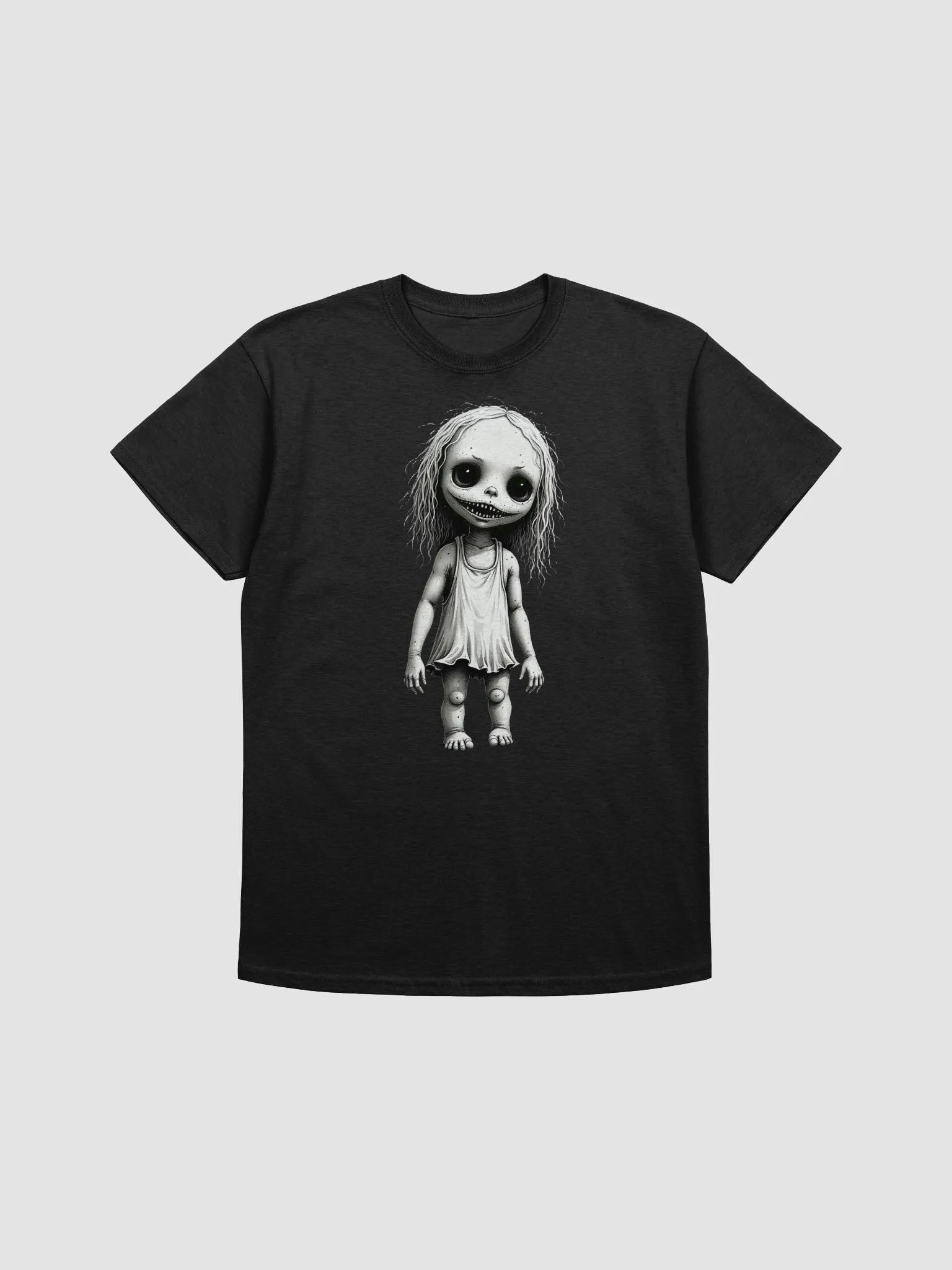 Eerie Doll-Like Figure T-Shirt product image (1)