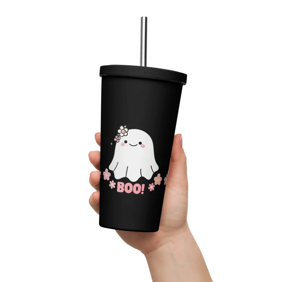 Flower Boo Ghost Insulated Tumbler product image (5)