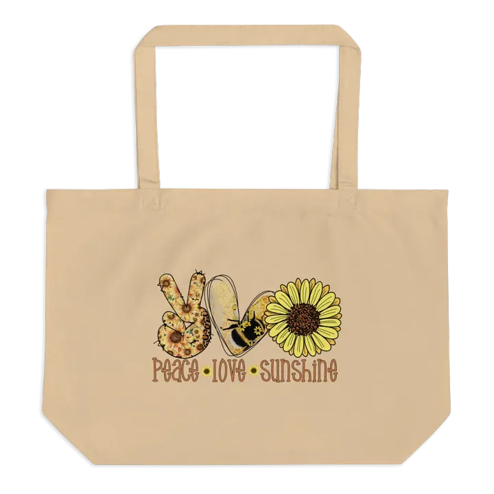 Peace Love Sunshine Tote product image (1)