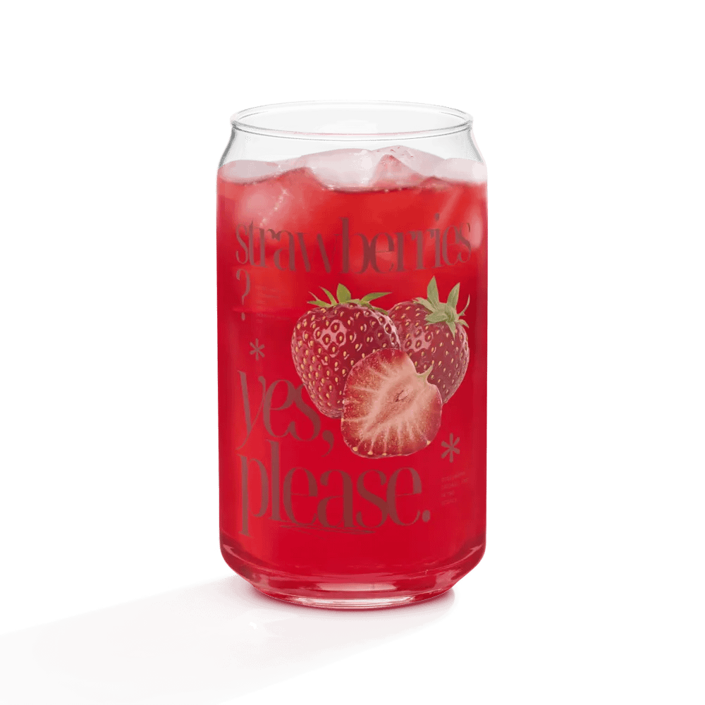 Retro 'Strawberries, Yes Please' Glassware Set product image (8)