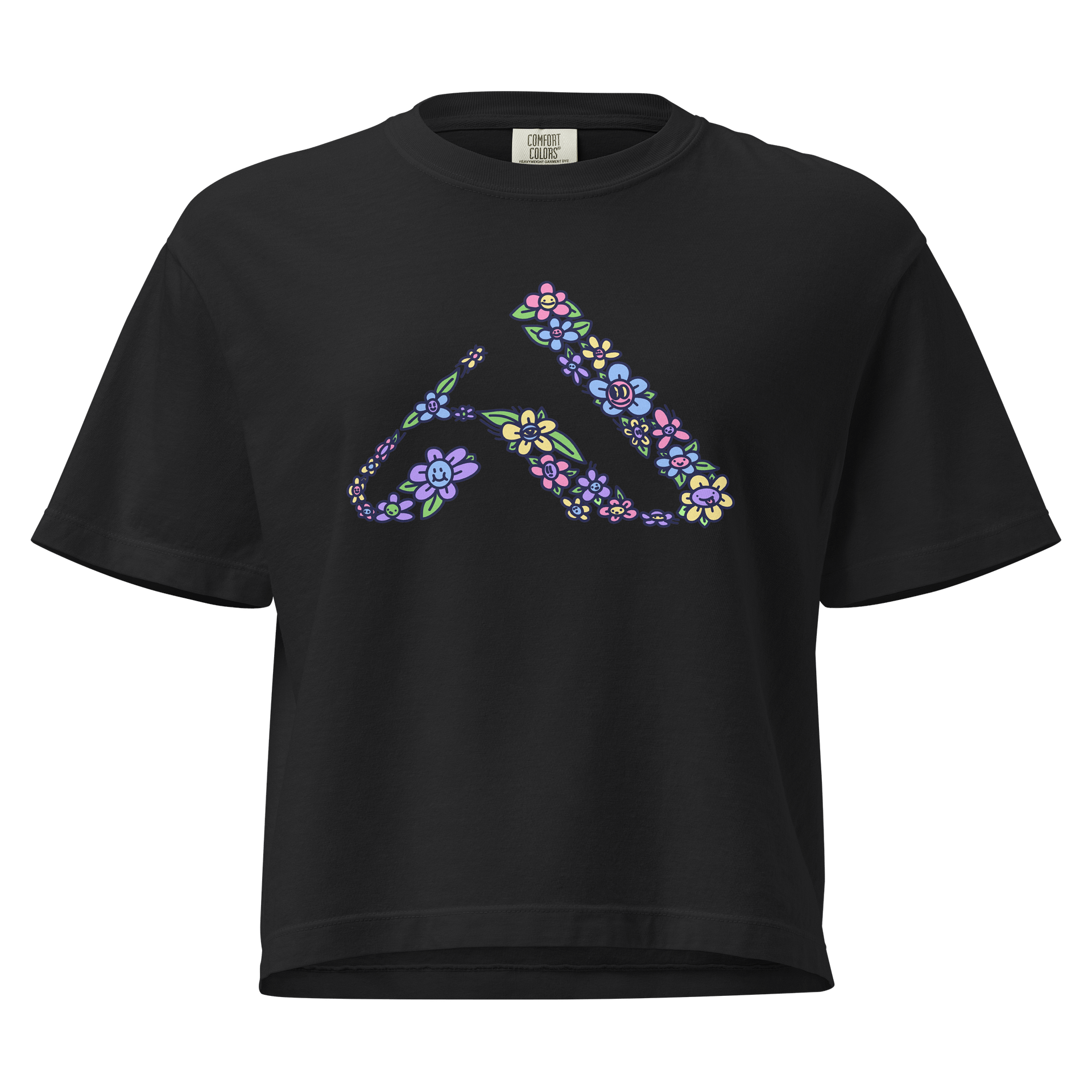 Flower Cartoon Women's Boxy product image (1)