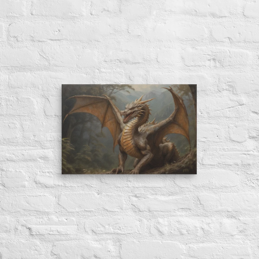 Enchanted Forest Dragon: Fantasy Art Canvas product image (6)