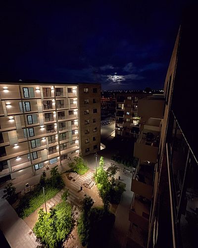 #aalborg #nightsky #6thfloor 🌕✨✨
