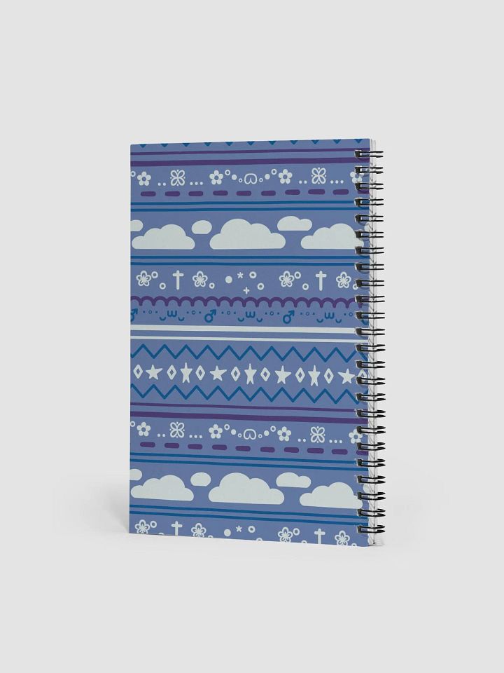 Cloudy Christmas Notebook - Blue product image (2)