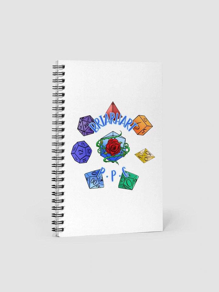 BriarHart RPG Adventure Logbook - Dotted, Spiral - PRIDE 2025 product image (1)