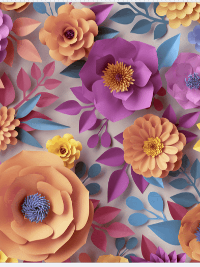 20 3d Seamless Pattern Floral Flowers Print product image (5)