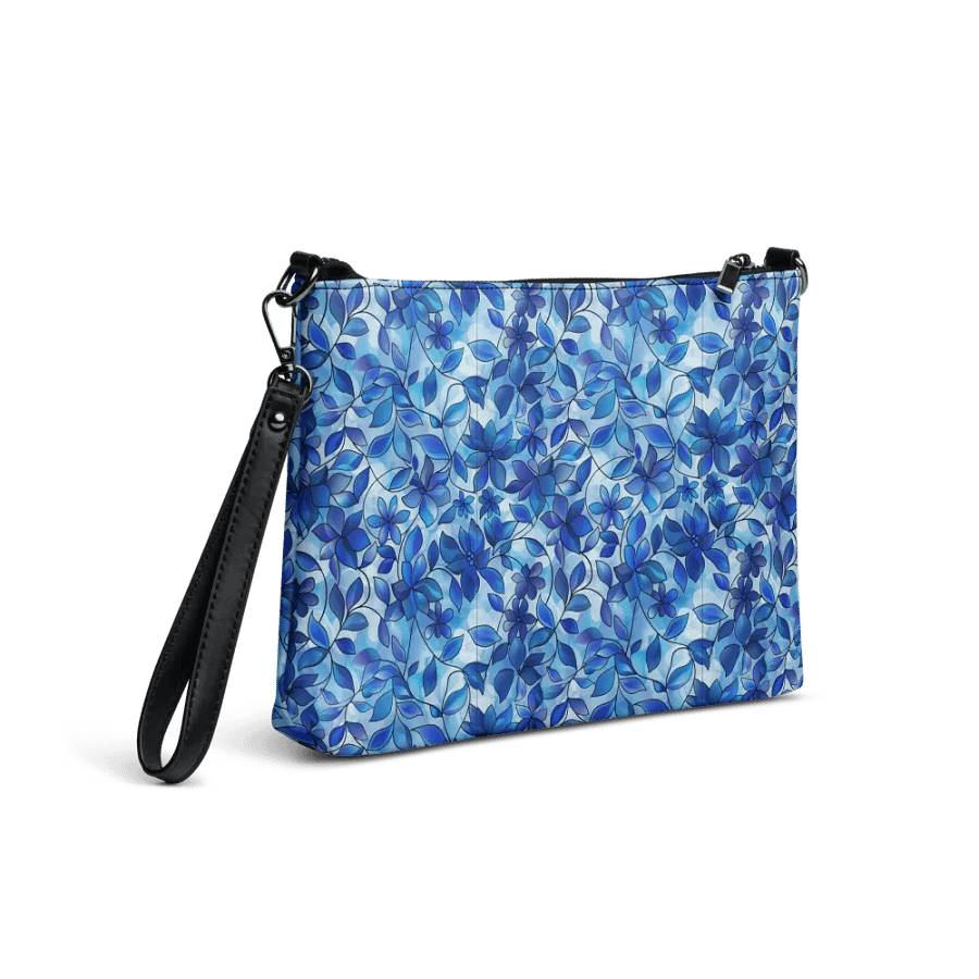 BLUE Floral Winter Wonderland All-Over Crossbody Bag product image (4)