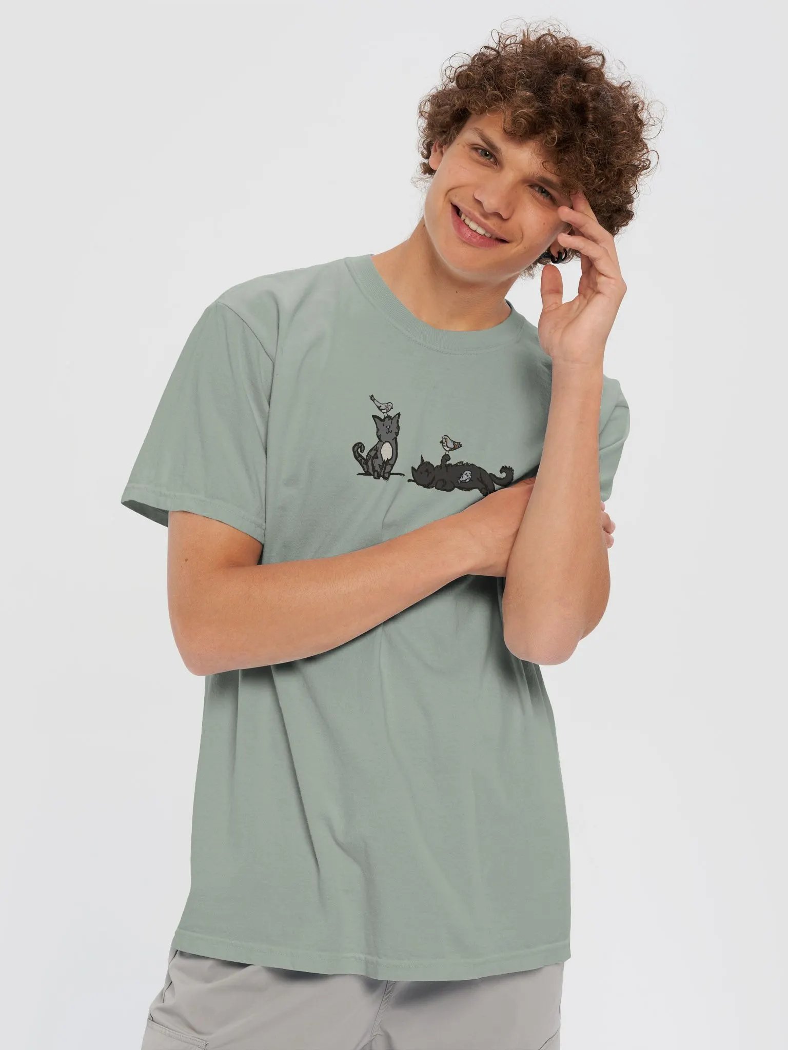 Birb Friends // Comfort Colors Garment-Dyed Heavyweight T-Shirt product image (45)