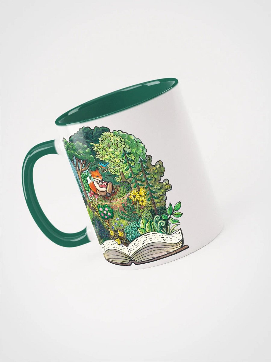 Fantasy Forest Fox Cake - Mug with Inside Color product image (4)