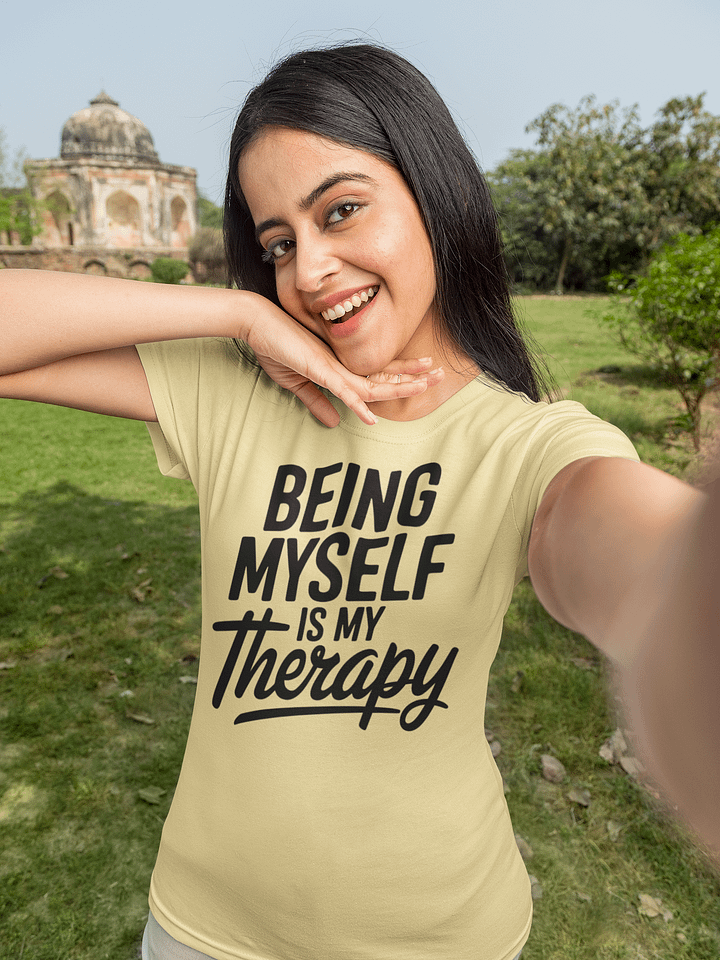 Being Myself Is My Therapy Tee product image (1)