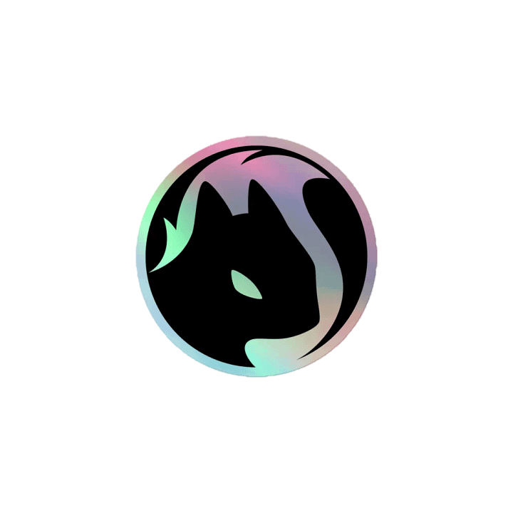 Squirrel Sticker XL (Holographic) product image (1)