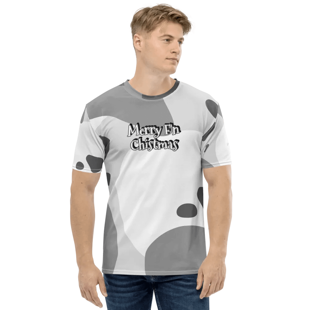 Merry F'n Christmas All-Over Print Tee product image (5)