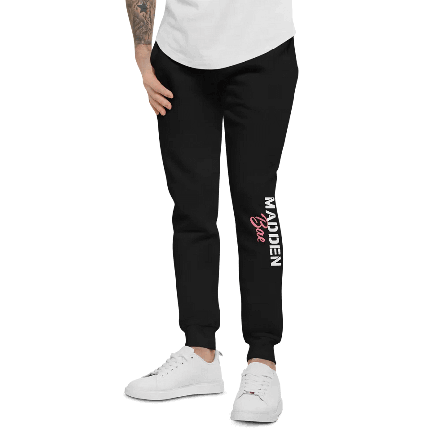 Madden Joggers (White and Pink Logo) product image (14)