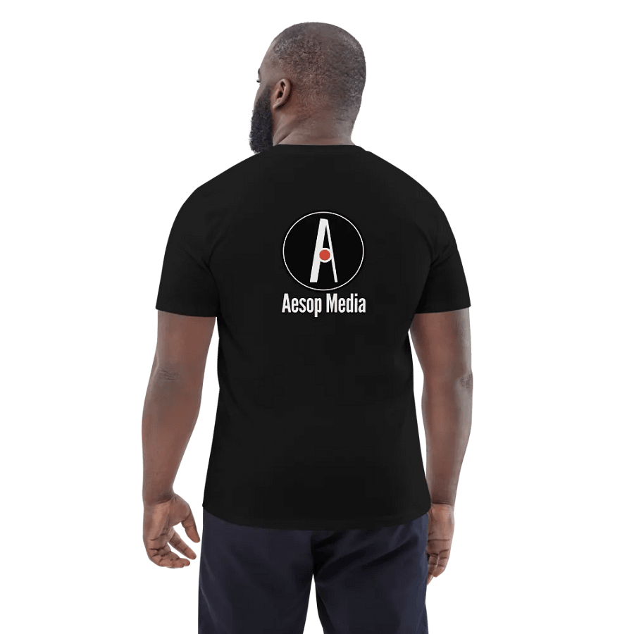 Aesop Media T-Shirt (black organic cotton) product image (4)