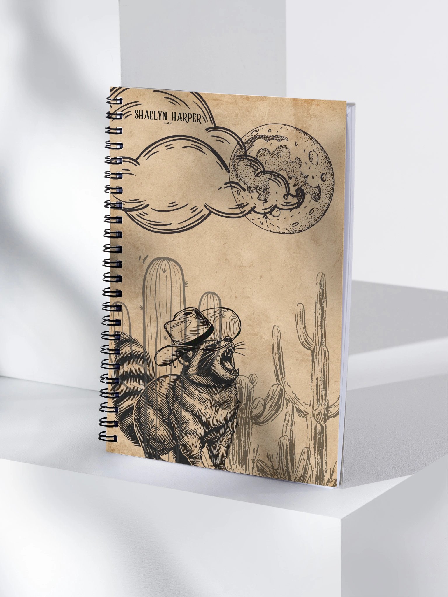 Raccoon Scream - Notebook product image (4)