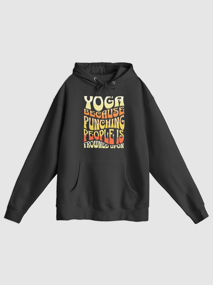 Zen Gradient Yoga Humor Hoodie product image (1)