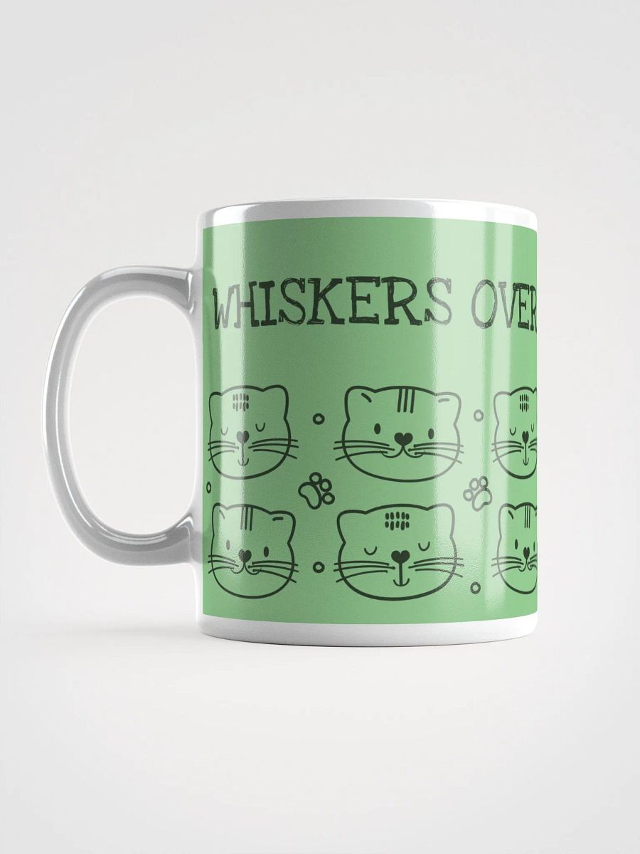 Whiskers over Misters Ceramic Mug - Adorable 11 oz or 15 oz Coffee Cup for Cat Lovers product image (12)