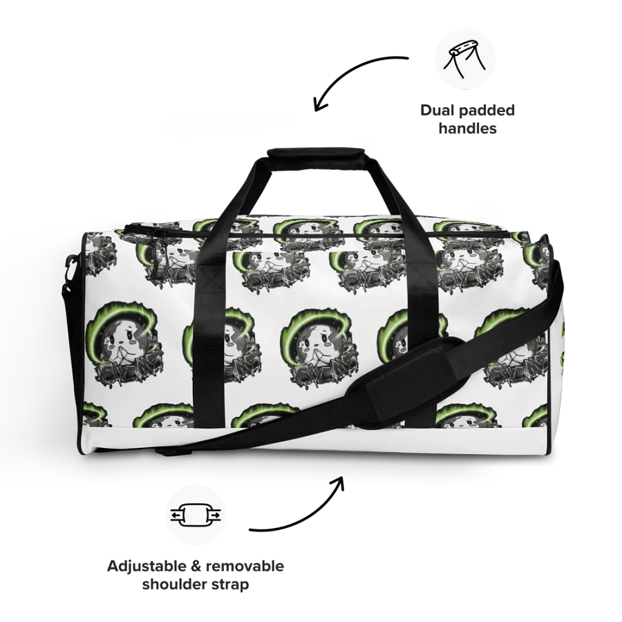 Save Me: A Plea from Planet Earth White Duffle Bag 🌍 product image (6)